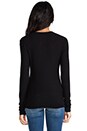 view 3 of 4 Long Sleeve Crew in Black