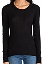 view 4 of 4 Long Sleeve Crew in Black
