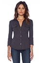 view 1 of 3 Contrast Panel Shirt in Railing