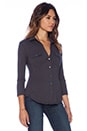 view 2 of 3 Contrast Panel Shirt in Railing