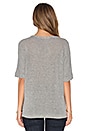 view 3 of 3 Knit Mesh Top in Heather Grey