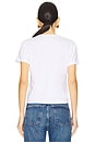 view 3 of 4 Shrunken Short Sleeve Tee in White