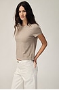 view 3 of 7 Shrunken Short Sleeve Tee in Overcast Pigment