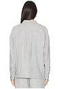 view 3 of 4 CAMISA DE LINHO TINGIDA in Grey Sky Pigment