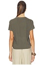 view 3 of 4 Shrunken Crew Neck Shortsleeve Tee in Army Green