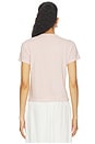 view 3 of 4 CAMISETA DE MANGA CORTA CON CUELLO REDONDO AJUSTADO in Rose Quartz