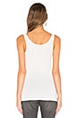 view 3 of 5 The Daily Racer Tank in White