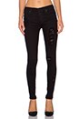 view 1 of 3 James Twiggy Legging in Flat Black Distressed