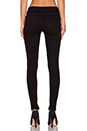 view 3 of 3 James Twiggy Legging in Flat Black Distressed