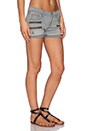 view 2 of 3 SHORTS DENIM UTILITY ZIP in Twilight