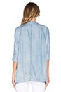view 3 of 3 VESTE DOLMAN FLOUE in Chambray
