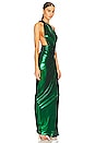 view 2 of 4 Valeria Dress in Emerald Metallic