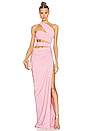 view 1 of 4 Cassia Dress in Solid Pink