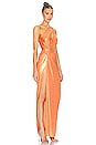 view 2 of 4 Mahala Dress in Metallic Orange