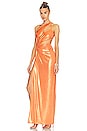 view 3 of 4 Mahala Dress in Metallic Orange