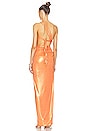 view 4 of 4 Mahala Dress in Metallic Orange