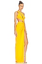 view 2 of 4 Andrina Dress in Solid Yellow
