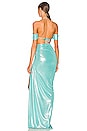 view 3 of 3 Selene Gown in Metallic Baby Blue