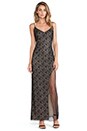 view 1 of 4 ROBE MAXI VIVIAN in Black Chiffon