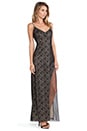 view 2 of 4 ROBE MAXI VIVIAN in Black Chiffon