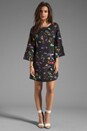 view 2 of 6 Mary Bird Print Dress in Black