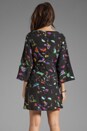 view 4 of 6 Mary Bird Print Dress in Black