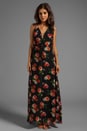 view 1 of 5 Rhiannon Maxi Tank Dress in Black Floral