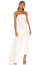 view 1 of 4 Sky Jumpsuit in White & Light Ivory