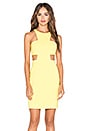 view 1 of 4 VESTIDO ELMORE in Canary Yellow