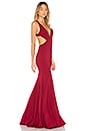 view 1 of 3 x REVOLVE Douglas Gown in Burgundy