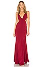 view 2 of 3 x REVOLVE Douglas Gown in Burgundy