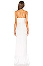 view 3 of 3 VESTIDO LARGO ELSIE in Diamond White