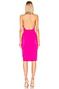 view 3 of 3 VESTIDO MIDI TANNEN in Neon Fuchsia