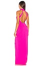 view 3 of 3 Carlah Dress in Bright Fuchsia
