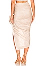 view 3 of 4 Issa Skirt in Champagne Metallic