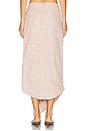 view 5 of 7 Novie Skirt in Pink Check