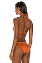 view 3 of 4 Sophia Bikini Top in Brown Sugar