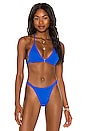 view 1 of 4 Taylor Bikini Top in Azure