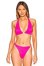 view 1 of 4 Nicole Bikini Top in Fuchsia