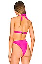 view 3 of 4 Nicole Bikini Top in Fuchsia