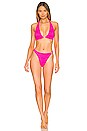 view 4 of 4 Nicole Bikini Top in Fuchsia
