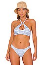 view 1 of 4 Sophia Bikini Top in Blue Ribbon