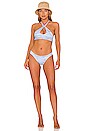 view 4 of 4 Sophia Bikini Top in Blue Ribbon