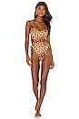 view 4 of 4 Sally One Piece in Leopard