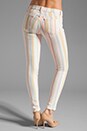 view 3 of 7 Leggings taille basse in Candy Stripe