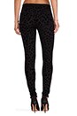 view 3 of 3 Leopard Skinny Jean in Black Cat