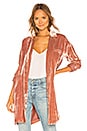 view 1 of 4 Regan Velvet Duster in Deep Blush