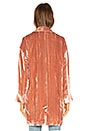 view 3 of 4 Regan Velvet Duster in Deep Blush