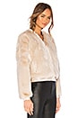 view 2 of 4 Ashbey Faux Fur Jacket in Champagne