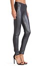 view 2 of 3 Leather Legging in Pewter
